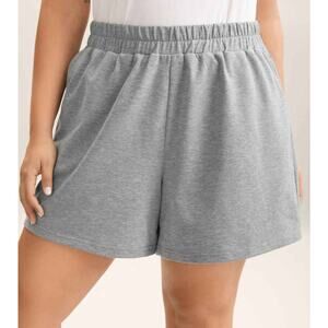 NWT Bloomchic Textured Stretch Waist Casual Shorts Size 12